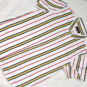 Stripe button up shirt